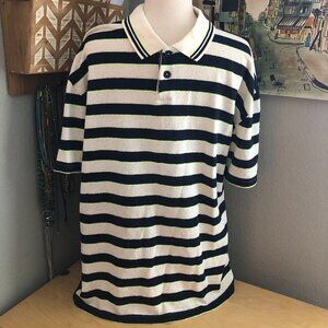 Zara Limited Edition Knit Polo Shirt - Resort Wear NEW